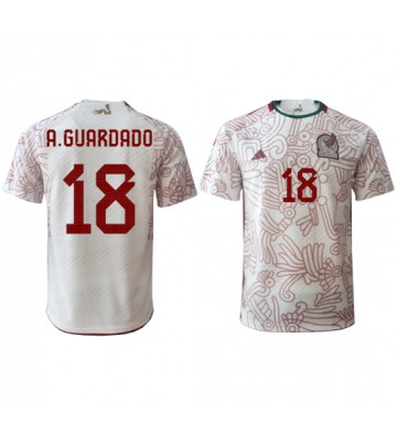 Mexico Andres Guardado #18 Udebanetrøje VM 2022 Kort ærmer